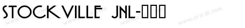 Stockville JNL字体转换
